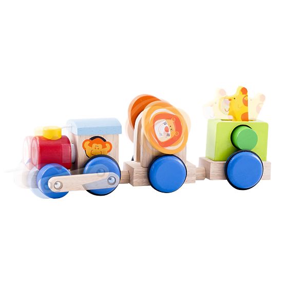 Wonderworld Wooden Safari Train