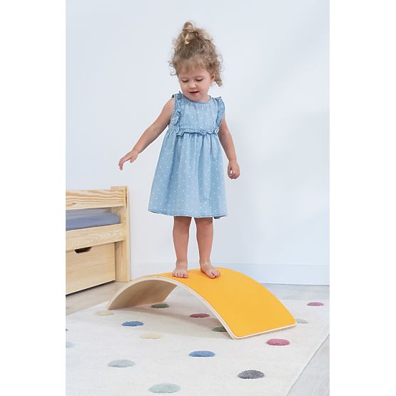 Wooden balance board - orange