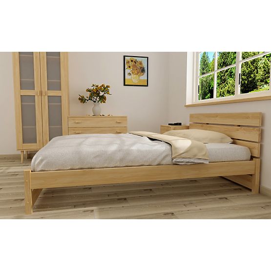 Wooden Bed Max 200 x 120 cm - Pine