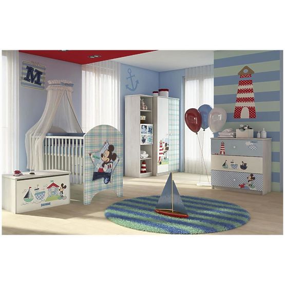 Wooden chest for Disney toys - Mickey Mouse
