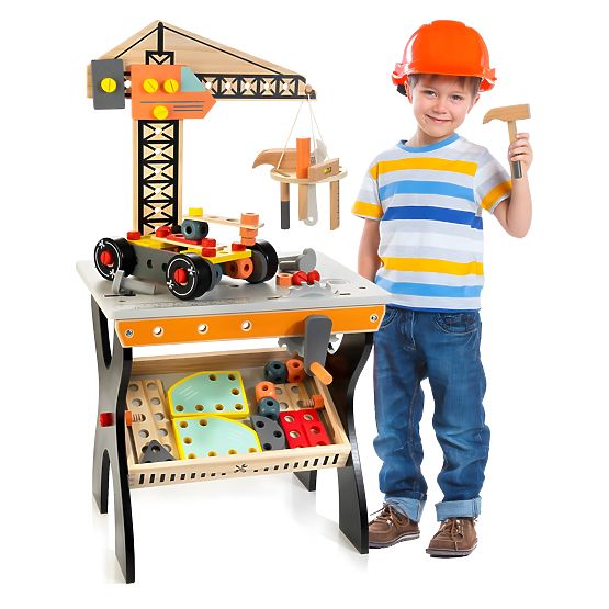 Wooden Children's Workbench ECOTOYS