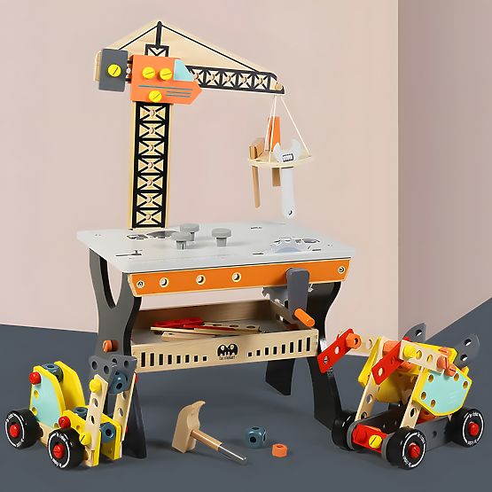 Wooden Children's Workbench ECOTOYS