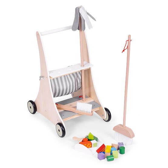 Wooden Cleaning Set Trolley ECOTOYS