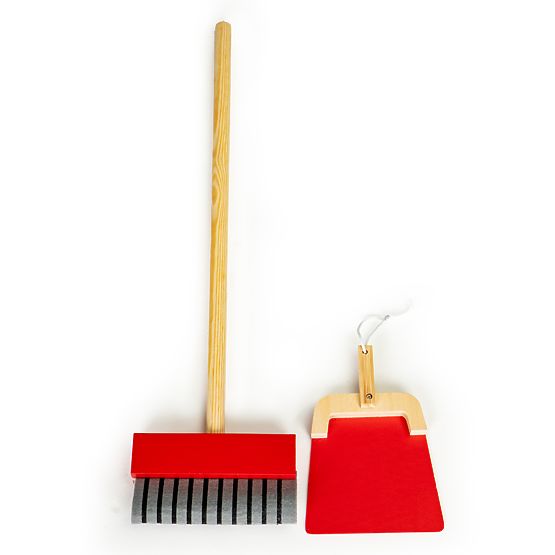 Wooden Cleaning Set Trolley XXL Vacuum Cleaner ECOTOYS