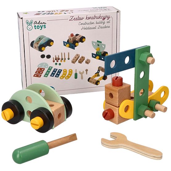 Wooden Construction Set 40 Pieces