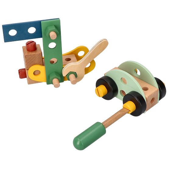 Wooden Construction Set 40 Pieces