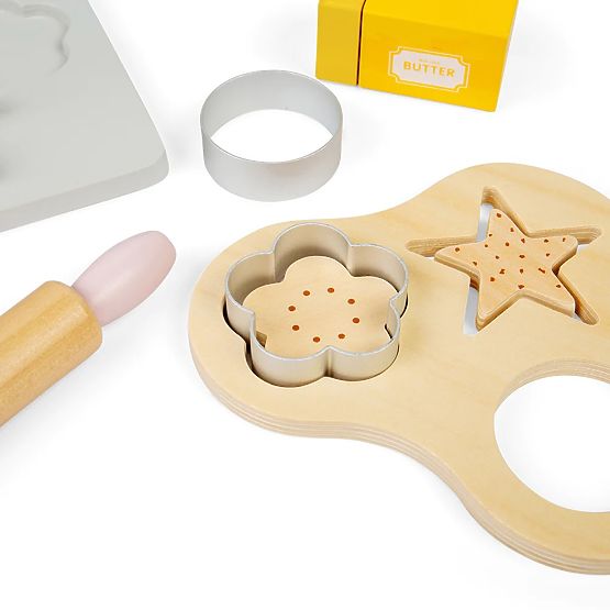 Wooden Cookie Baking Set