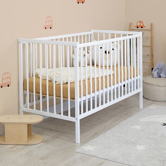 Wooden Crib Standard - White