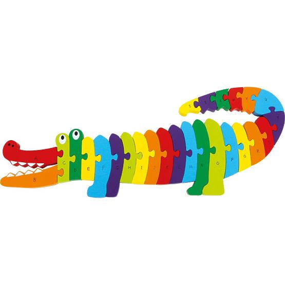 Wooden Crocodile ABC Learning