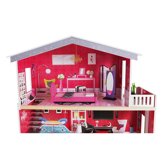 wooden doll house Malibu