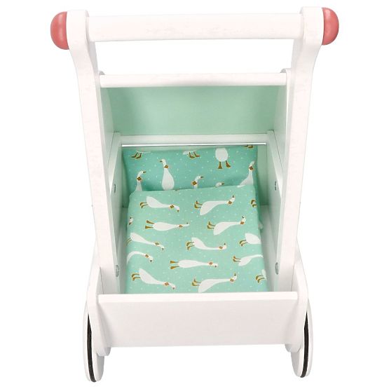 Wooden Doll Stroller