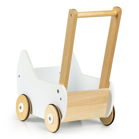 Wooden Doll Stroller Walker ECOTOYS