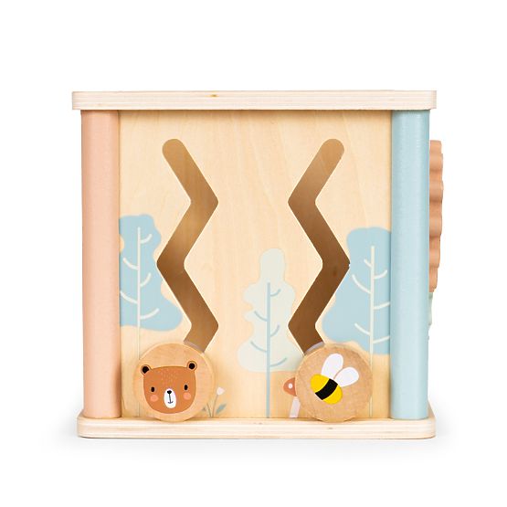 Wooden Educational Cube with Shapes ECOTOYS