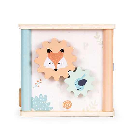 Wooden Educational Cube with Shapes ECOTOYS