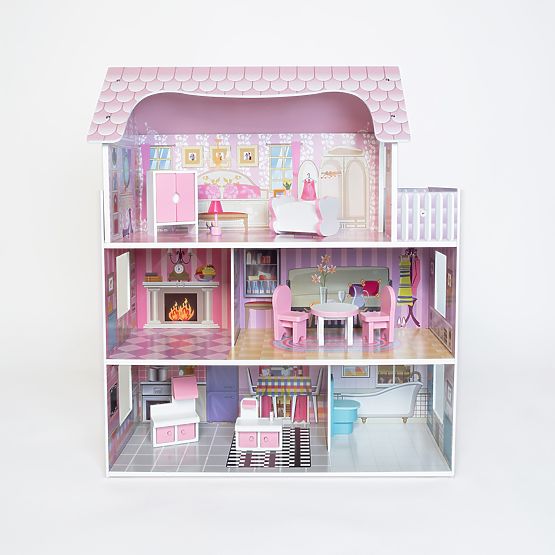 Wooden Dollhouse Bella