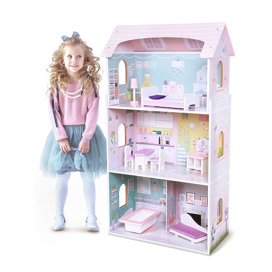 Wooden house for dolls Jahodová residence