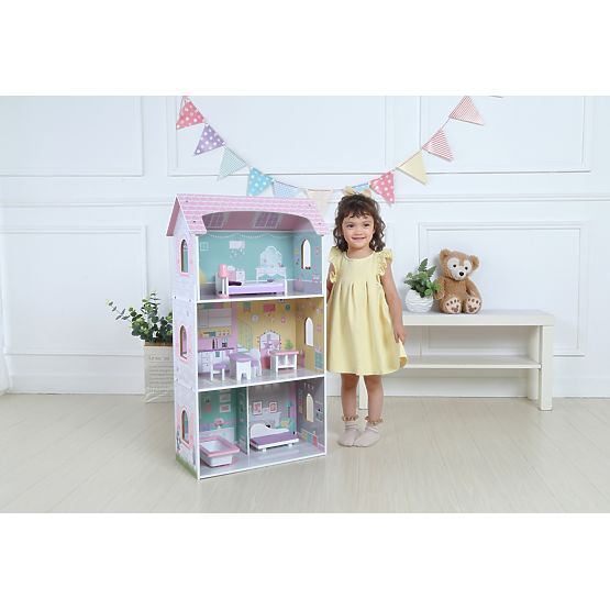 Wooden house for dolls Jahodová residence