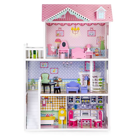 Wooden house for Lilly dolls