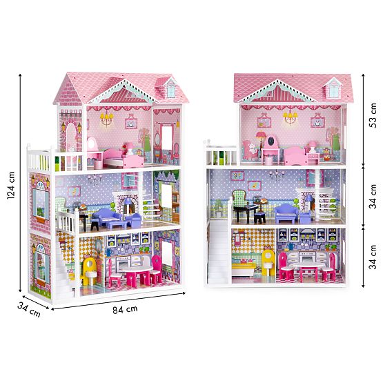 Wooden house for Lilly dolls