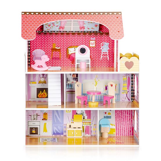 Wooden house for Madison dolls