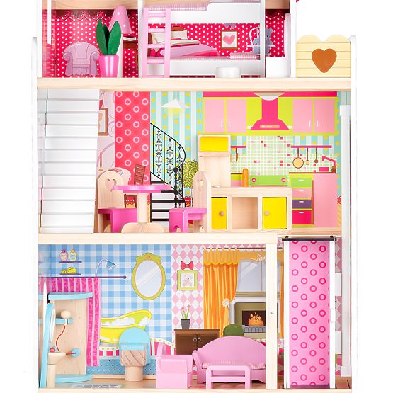 Wooden house for Ruby dolls