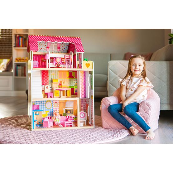 Wooden house for Ruby dolls