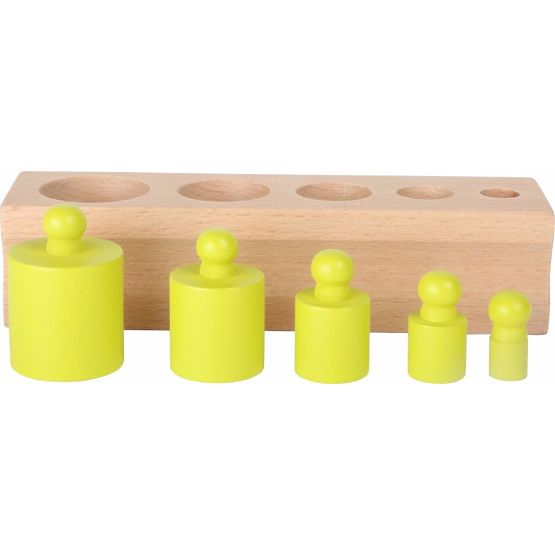 Wooden insert weights