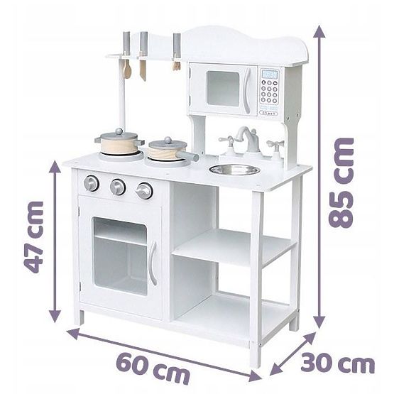 Wooden Kitchen Amelia with Accessories