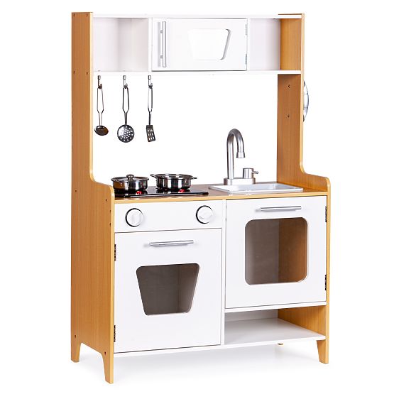 Wooden kitchen with sound effects
