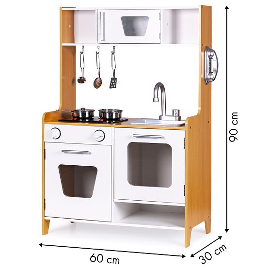 Wooden kitchen with sound effects