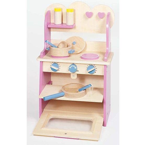 Wooden kitchenette for children
