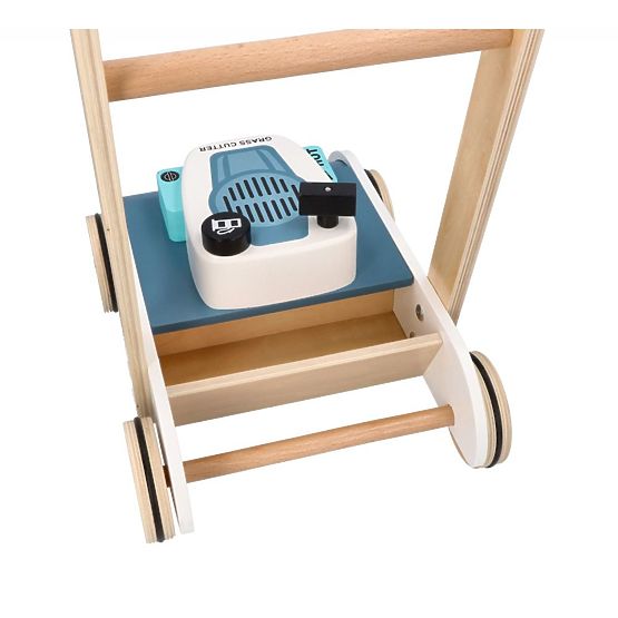 Wooden Lawn Mower with Sound Adam Toys