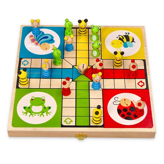 Wooden Ludo - Battle on the Meadow