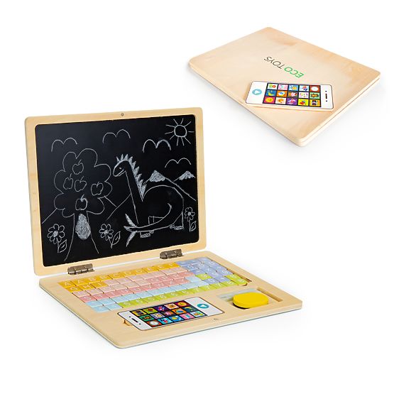 Wooden magnetic notebook