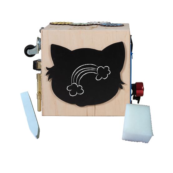 Wooden Montessori Cube - Natural