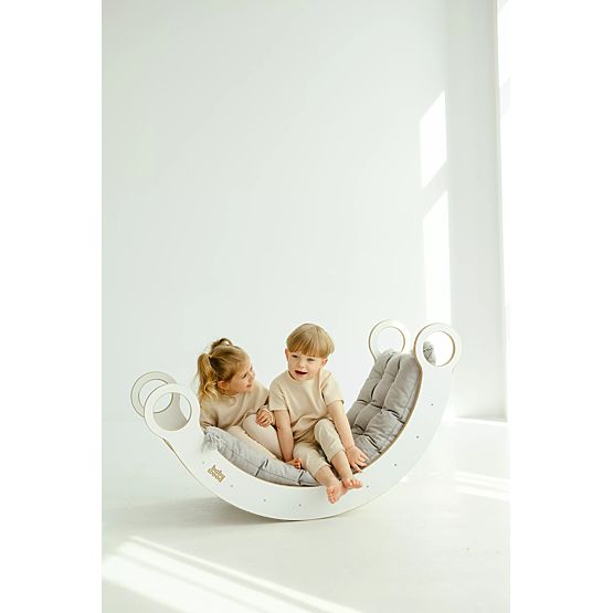 Wooden Montessori Swing L - White