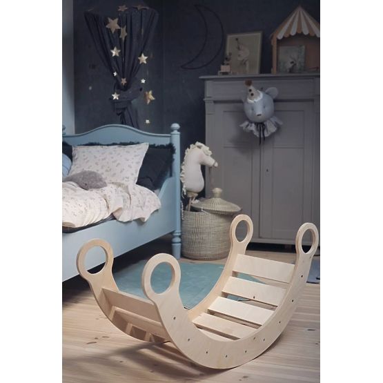 Wooden Montessori Swing M - Natural