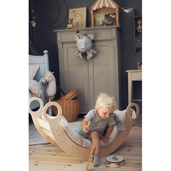 Wooden Montessori Swing M - Natural