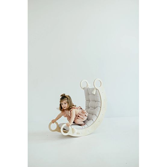 Wooden Montessori Swing M - White