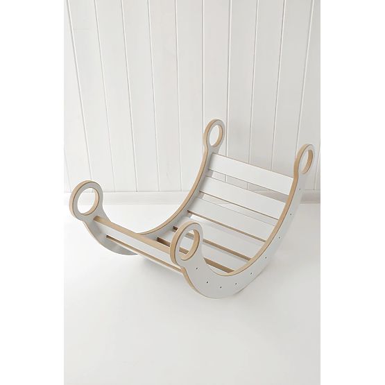 Wooden Montessori Swing S - White