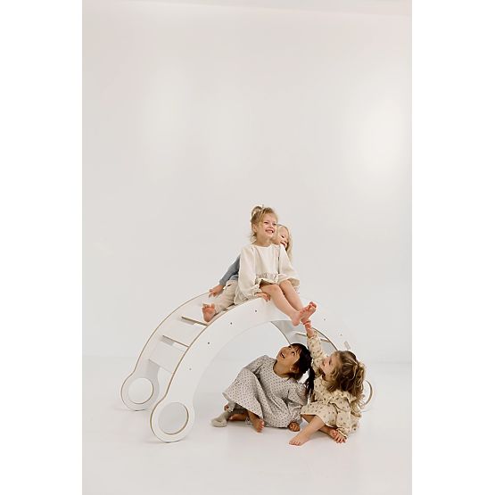 Wooden Montessori Swing XL - White