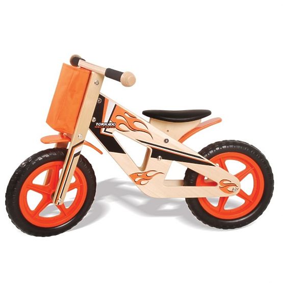 Wooden push bike Tornado