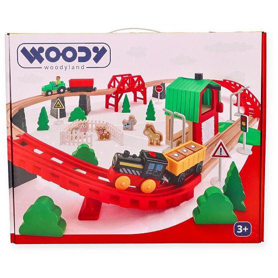 Wooden Railway Life on the Farm