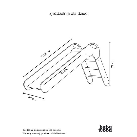 Wooden Slide - Foldable