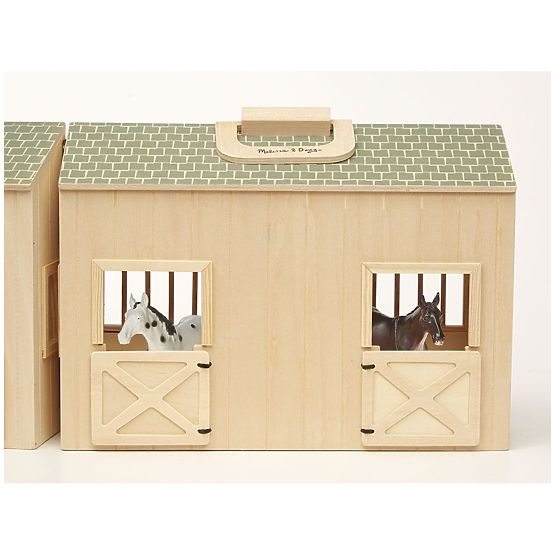 Wooden stable with paddock - 4 horses