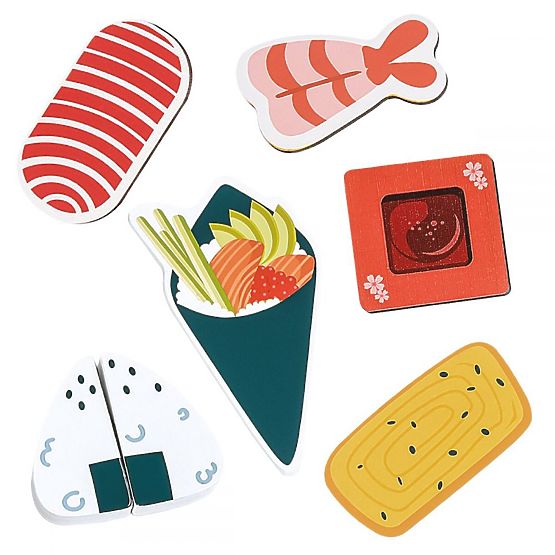Wooden Sushi - 3D Puzzle