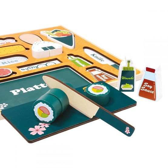 Wooden Sushi - 3D Puzzle