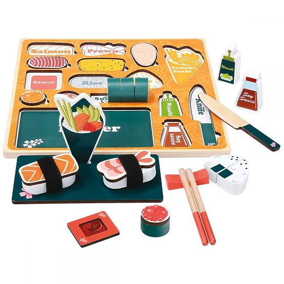 Wooden Sushi - 3D Puzzle