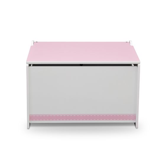 Wooden Toy Chest - Pink