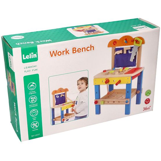 Wooden workshop with lots of tools
